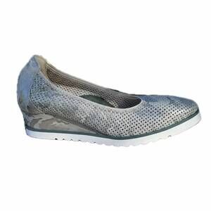 NEW BELLA COMFORTO women's joy slip-on wedge in kaki mimetico